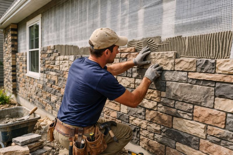 Artificial Stone Installation project example