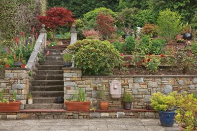 Stonework on a Garden Wall